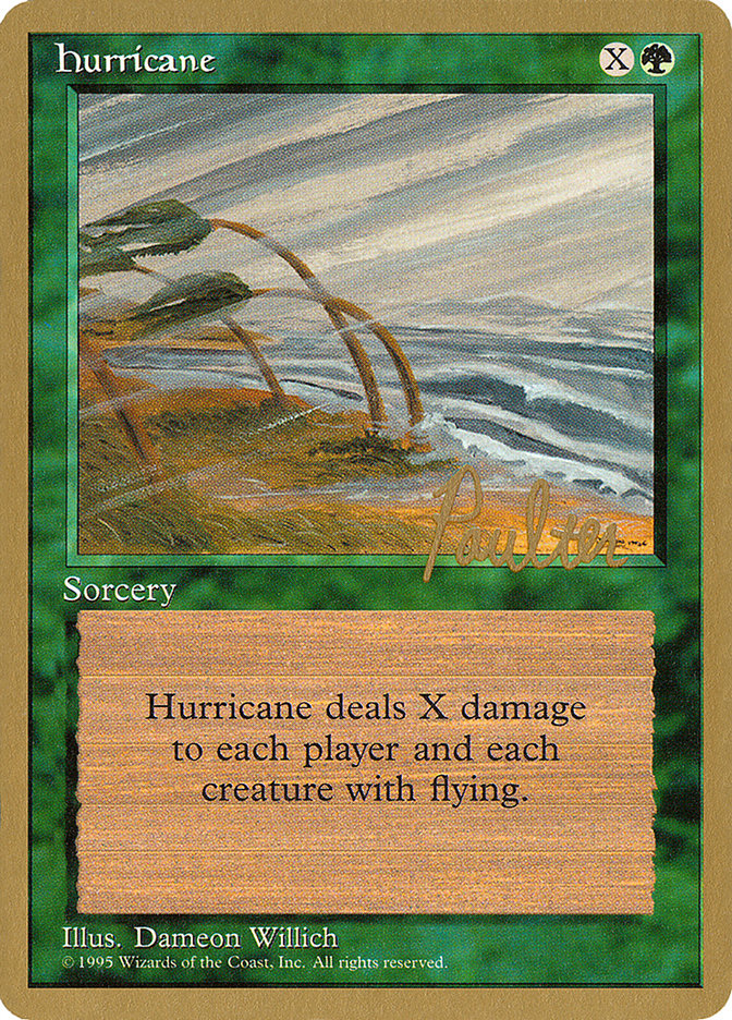 Hurricane (Preston Poulter) [Pro Tour Collector Set] | Game Haven TX