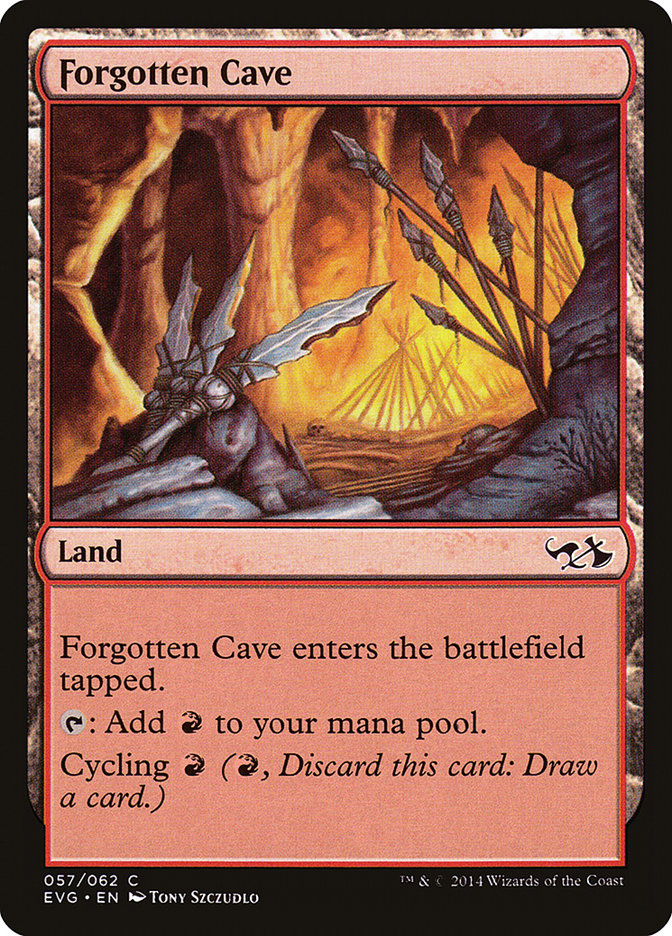 Forgotten Cave [Duel Decks Anthology: Elves vs. Goblins] | Game Haven TX