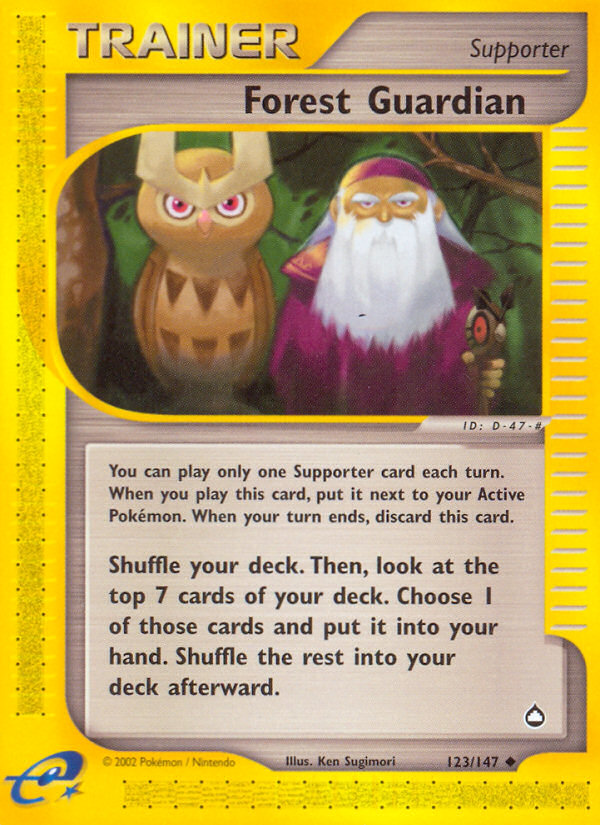 Forest Guardian (123/147) [Aquapolis] | Game Haven TX