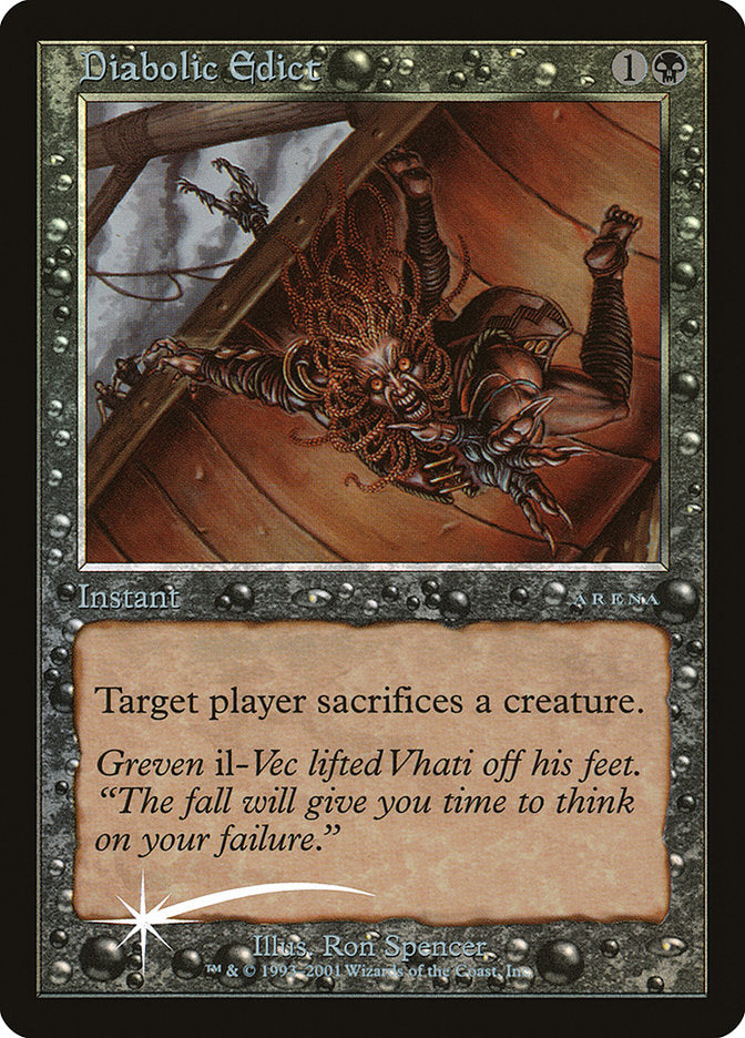 Diabolic Edict [Arena League 2001] | Game Haven TX