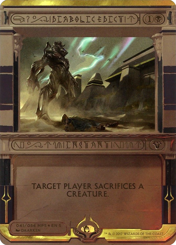 Diabolic Edict [Amonkhet Invocations] | Game Haven TX