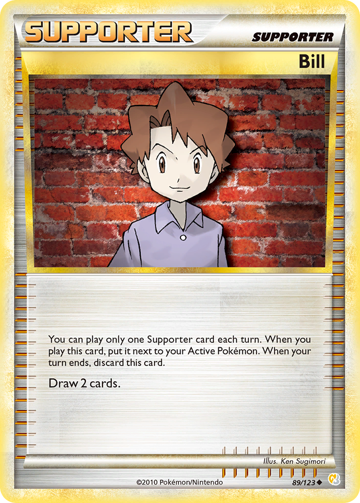 Bill (89/123) [HeartGold & SoulSilver: Base Set] | Game Haven TX