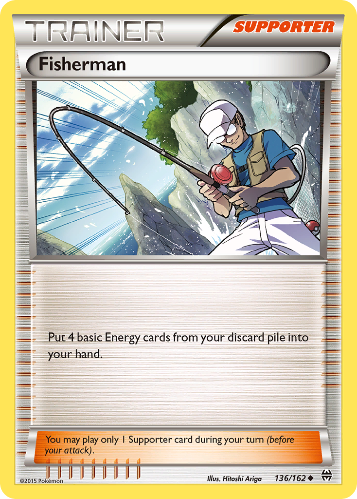 Fisherman (136/162) [XY: BREAKthrough] | Game Haven TX