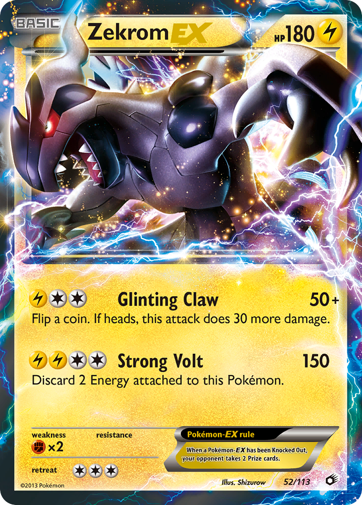 Zekrom EX (52/113) [Black & White: Legendary Treasures] | Game Haven TX