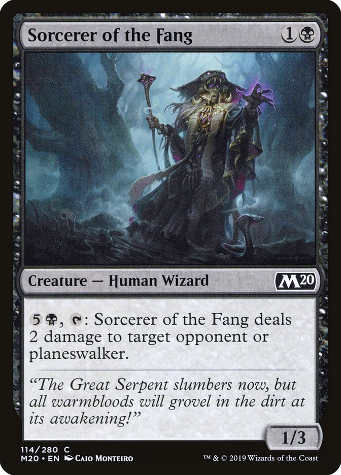Sorcerer of the Fang [Core Set 2020] | Game Haven TX