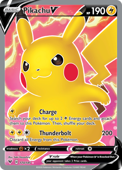 Pikachu V (170/185) [Sword & Shield: Vivid Voltage] | Game Haven TX