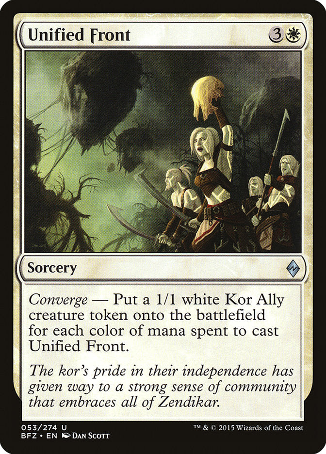 Unified Front [Battle for Zendikar] | Game Haven TX