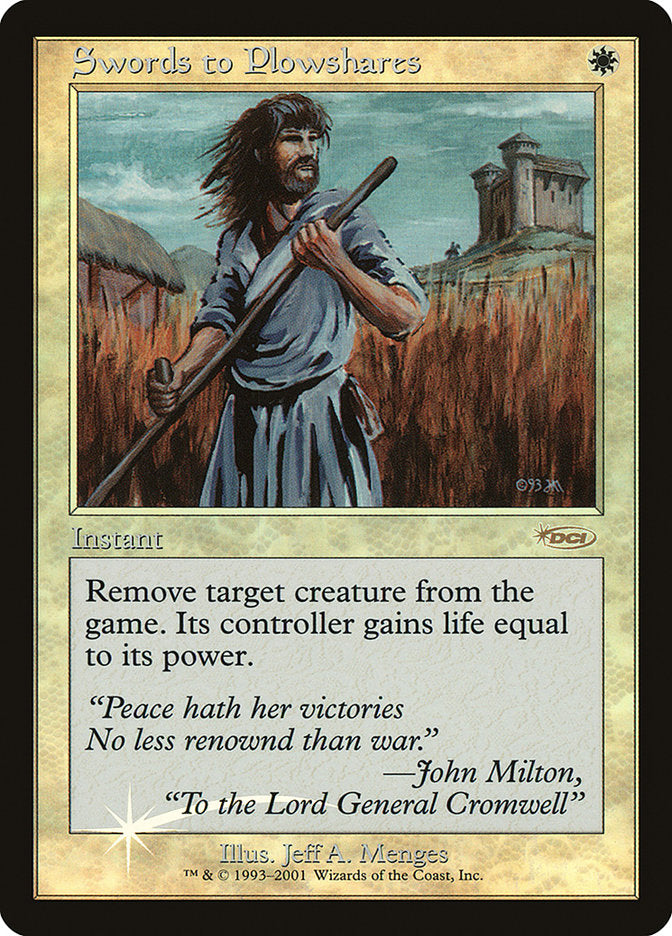 Swords to Plowshares [Friday Night Magic 2001] | Game Haven TX