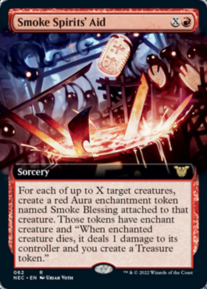 Smoke Spirits' Aid (Extended) [Kamigawa: Neon Dynasty Commander] | Game Haven TX