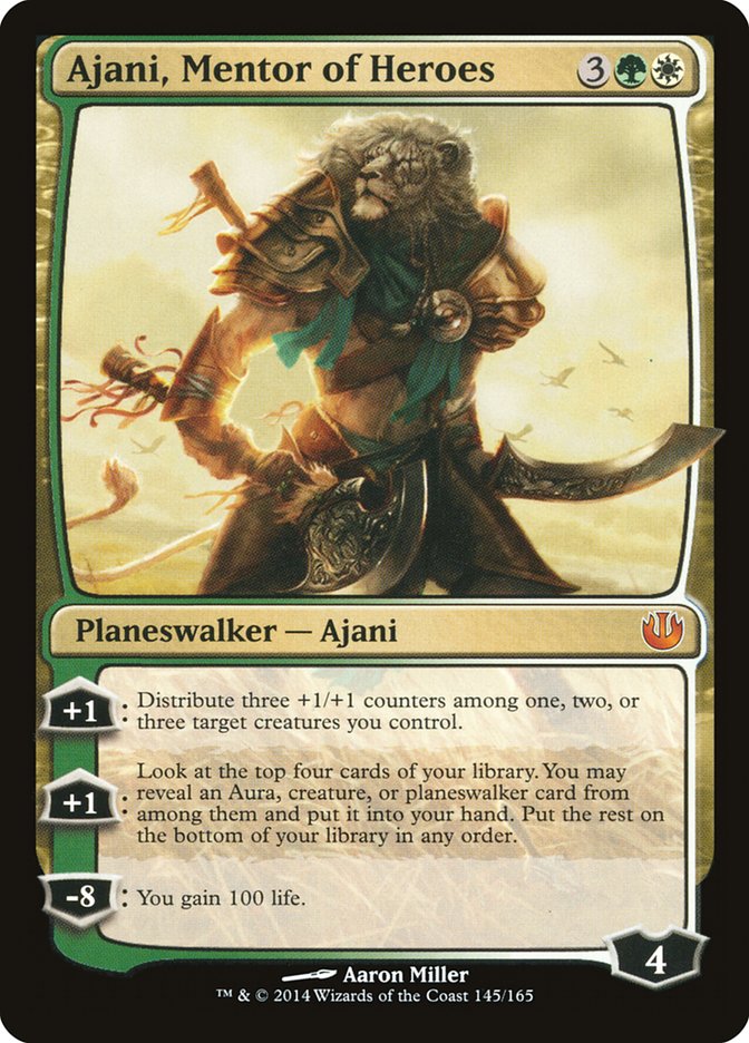 Ajani, Mentor of Heroes [Journey into Nyx] | Game Haven TX