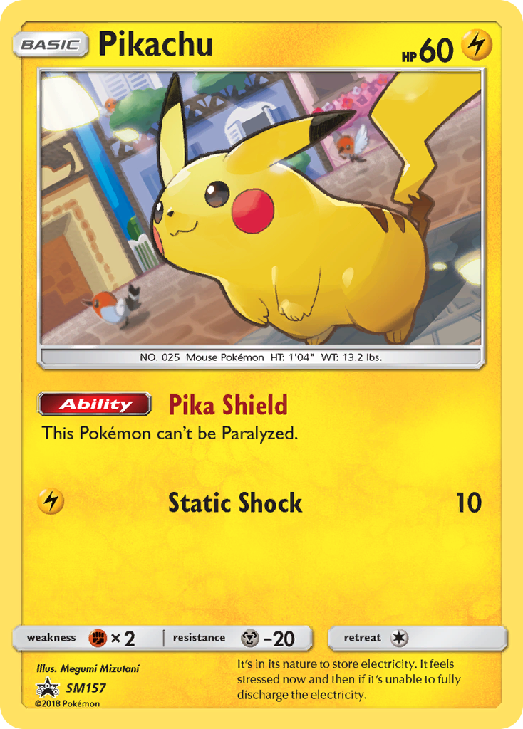 Pikachu (SM157) [Sun & Moon: Black Star Promos] | Game Haven TX