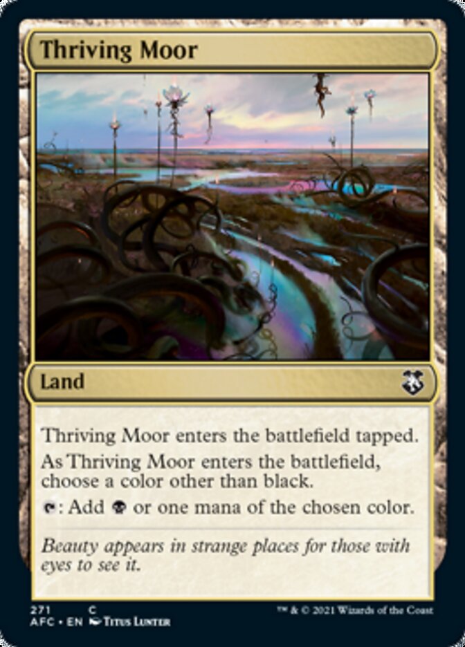 Thriving Moor [Dungeons & Dragons: Adventures in the Forgotten Realms Commander] | Game Haven TX