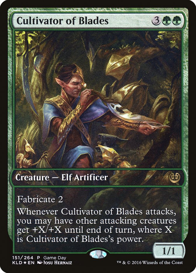 Cultivator of Blades [Kaladesh Promos] | Game Haven TX