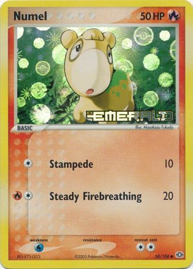 Numel (58/106) (Stamped) [EX: Emerald] | Game Haven TX