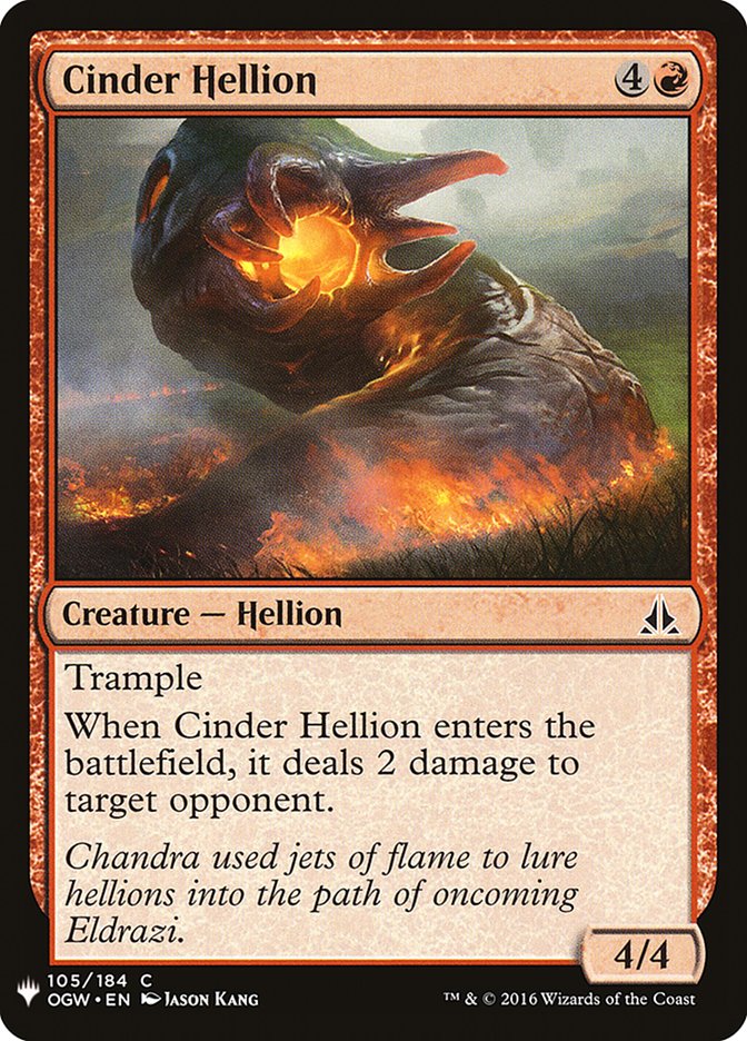 Cinder Hellion [Mystery Booster] | Game Haven TX