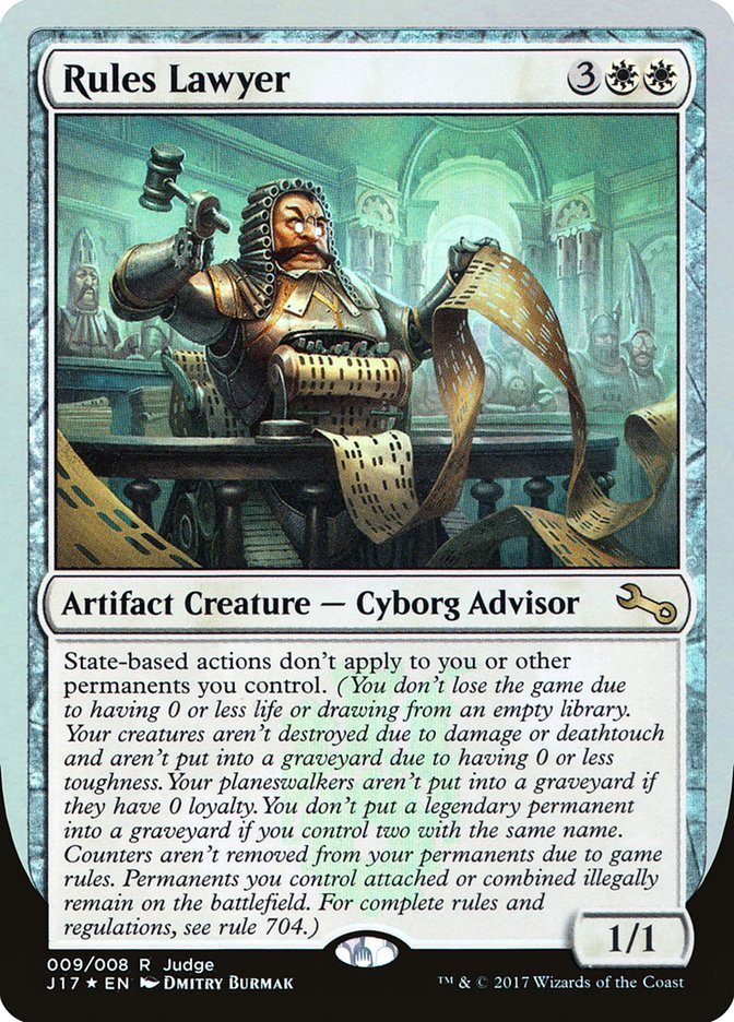 Rules Lawyer [Judge Gift Cards 2017] | Game Haven TX