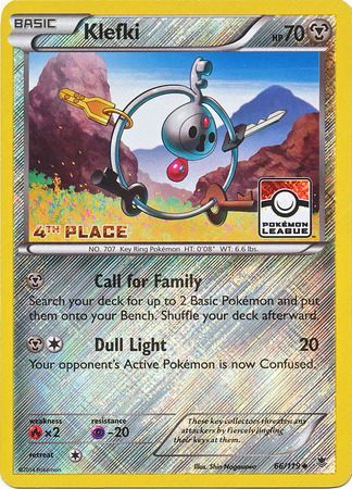 Klefki (66/119) (League Promo 4th Place) [XY: Phantom Forces] | Game Haven TX