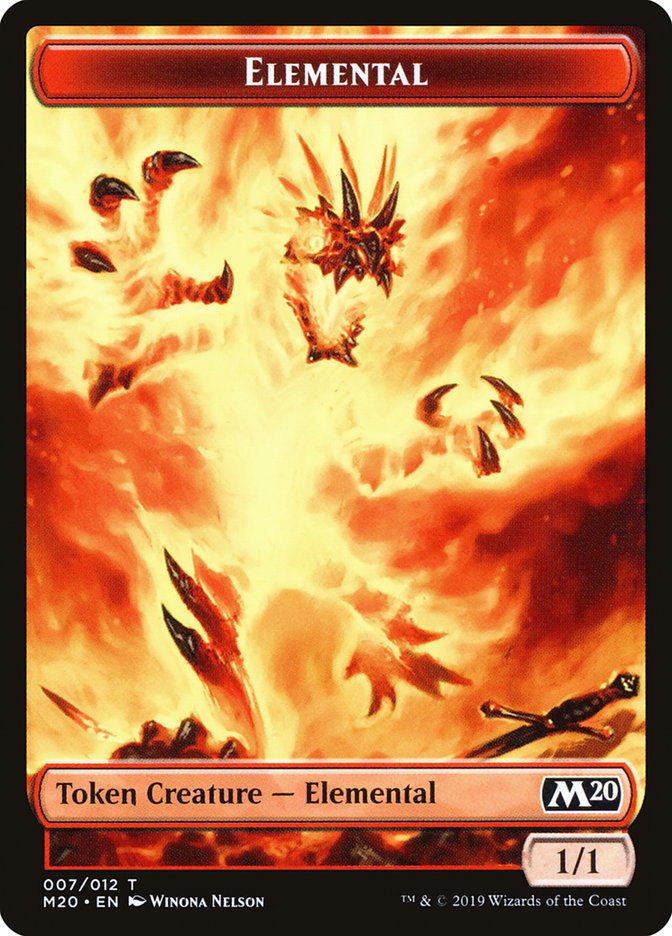 Elemental Token [Core Set 2020 Tokens] | Game Haven TX