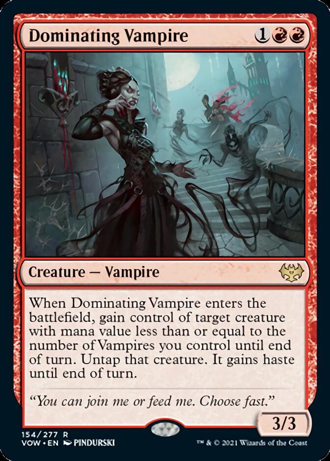 Dominating Vampire [Innistrad: Crimson Vow] | Game Haven TX