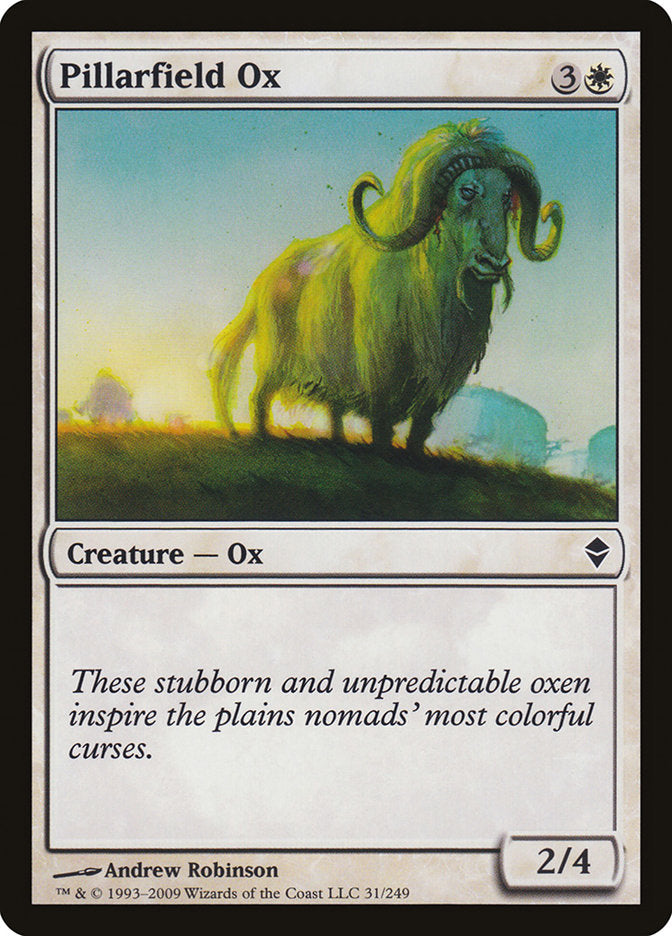 Pillarfield Ox [Zendikar] | Game Haven TX