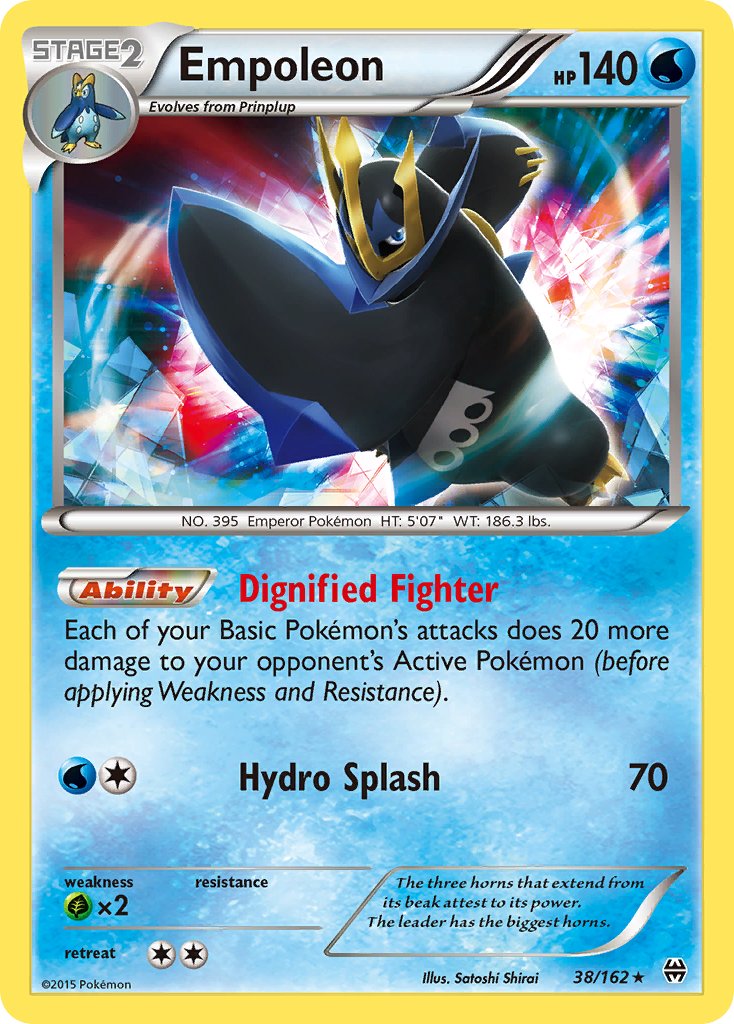 Empoleon (38/162) (Battle Arena Deck Exclusive) (Theme Deck Exclusive) [XY: BREAKthrough] | Game Haven TX