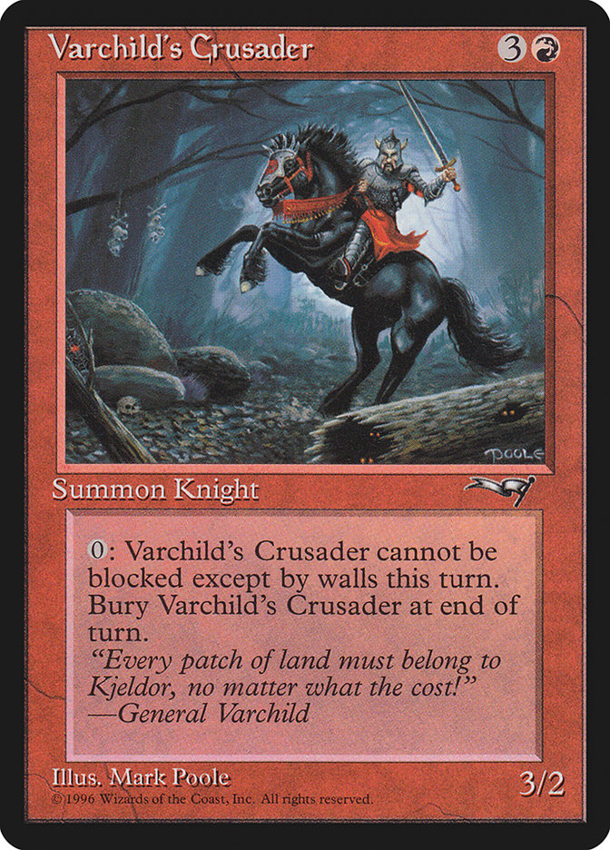 Varchild's Crusader (Black Horse) [Alliances] | Game Haven TX