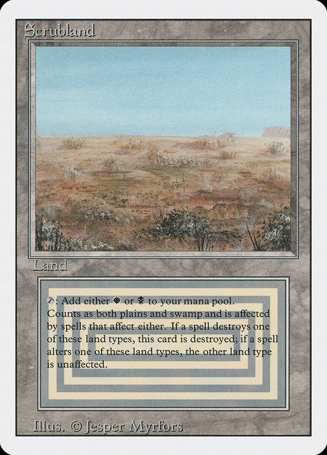 Scrubland [Revised Edition] | Game Haven TX