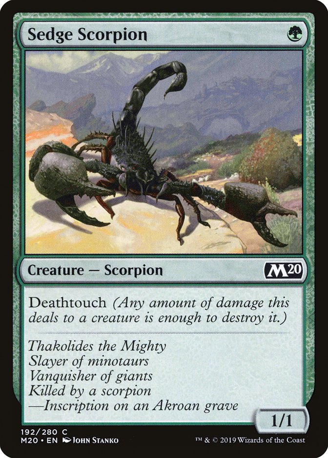Sedge Scorpion [Core Set 2020] | Game Haven TX