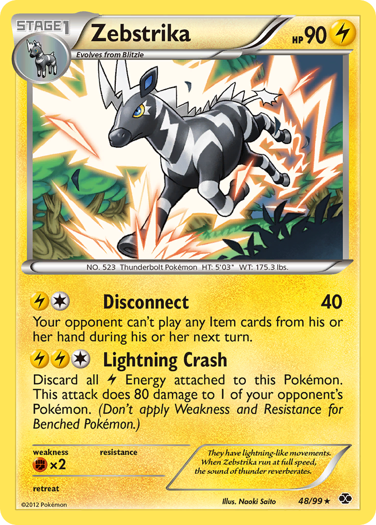 Zebstrika (48/99) [Black & White: Next Destinies] | Game Haven TX