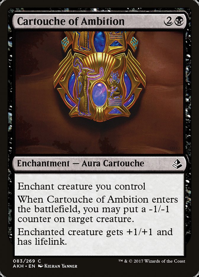 Cartouche of Ambition [Amonkhet] | Game Haven TX