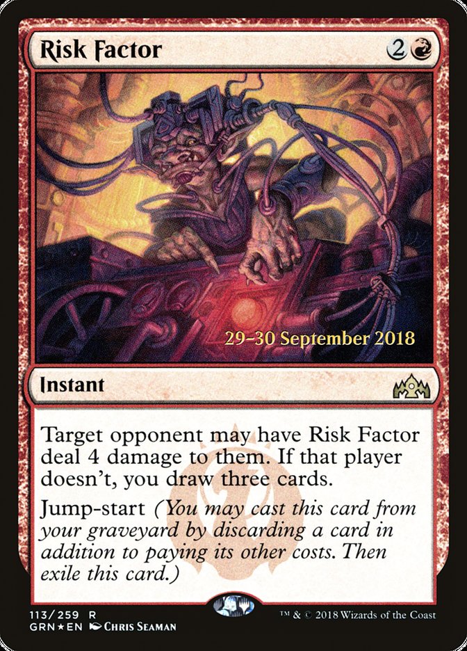 Risk Factor [Guilds of Ravnica Promos] | Game Haven TX