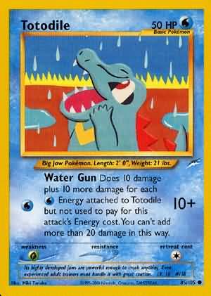 Totodile (85/105) [Neo Destiny Unlimited] | Game Haven TX