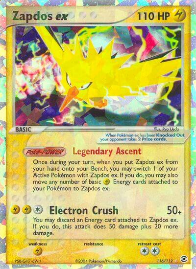 Zapdos ex (116/112) [EX: FireRed & LeafGreen] | Game Haven TX