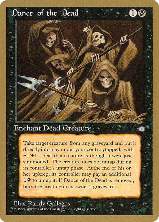 Dance of the Dead (Leon Lindback) [Pro Tour Collector Set] | Game Haven TX
