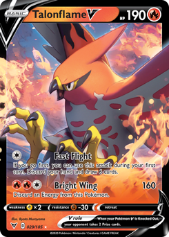 Talonflame V (029/185) [Sword & Shield: Vivid Voltage] | Game Haven TX