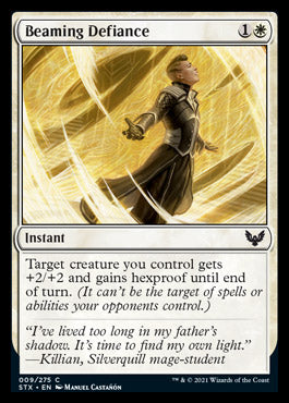 Beaming Defiance [Strixhaven: School of Mages] | Game Haven TX