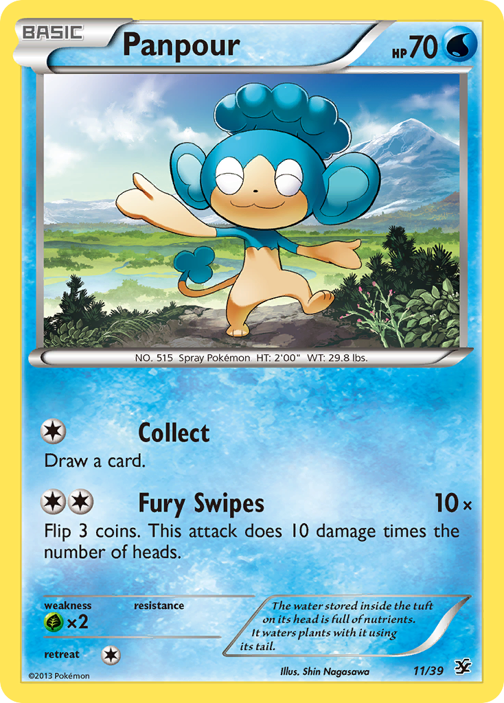 Panpour (11/39) [XY: Kalos Starter Set] | Game Haven TX
