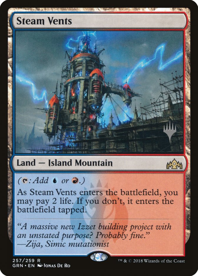 Steam Vents [Guilds of Ravnica Promos] | Game Haven TX