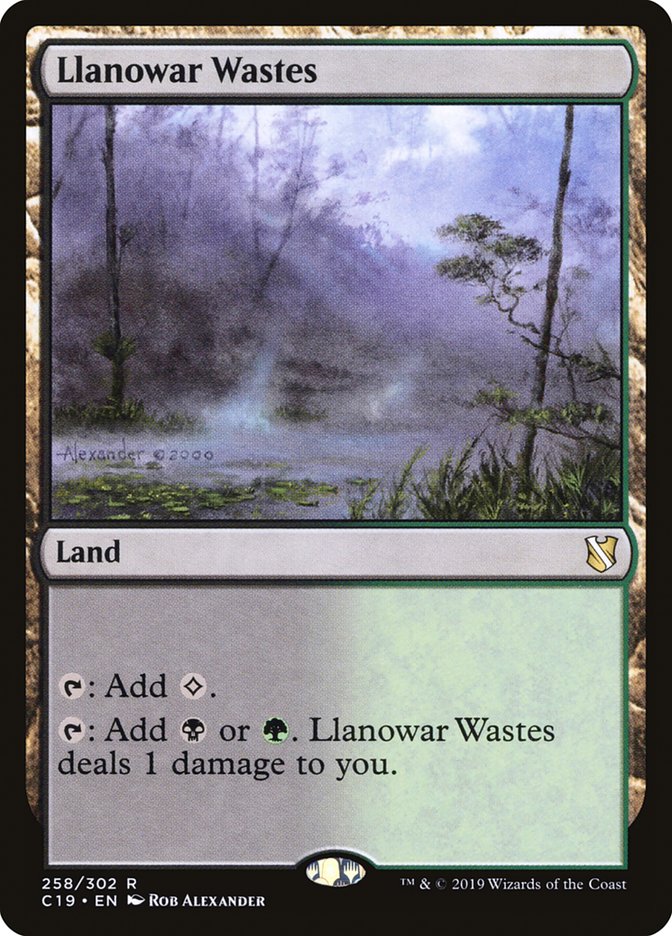 Llanowar Wastes [Commander 2019] | Game Haven TX