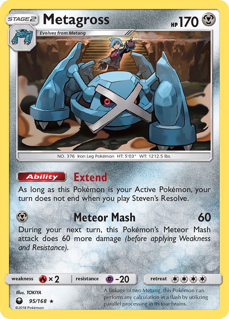Metagross (95/168) [Sun & Moon: Celestial Storm] | Game Haven TX