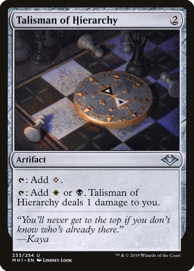 Talisman of Hierarchy [Modern Horizons] | Game Haven TX