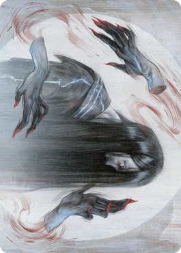 Clawing Torment Art Card [Kamigawa: Neon Dynasty Art Series] | Game Haven TX