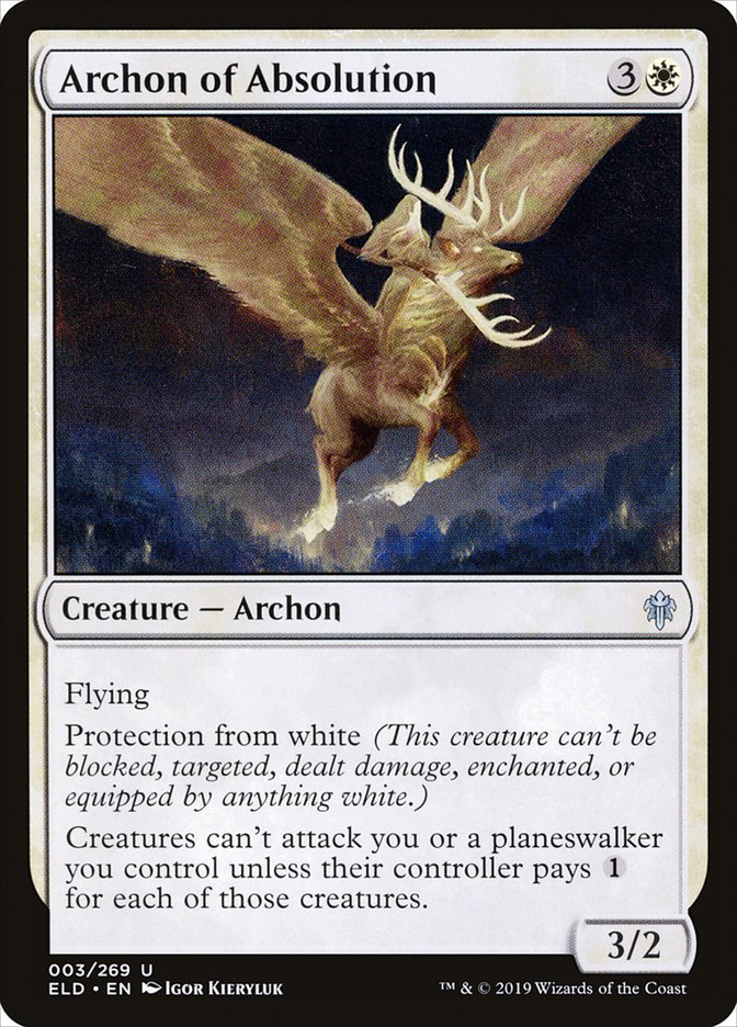 Archon of Absolution [Throne of Eldraine] | Game Haven TX