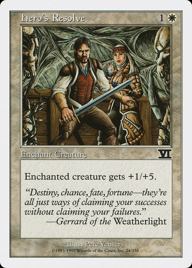 Hero's Resolve [Classic Sixth Edition] | Game Haven TX