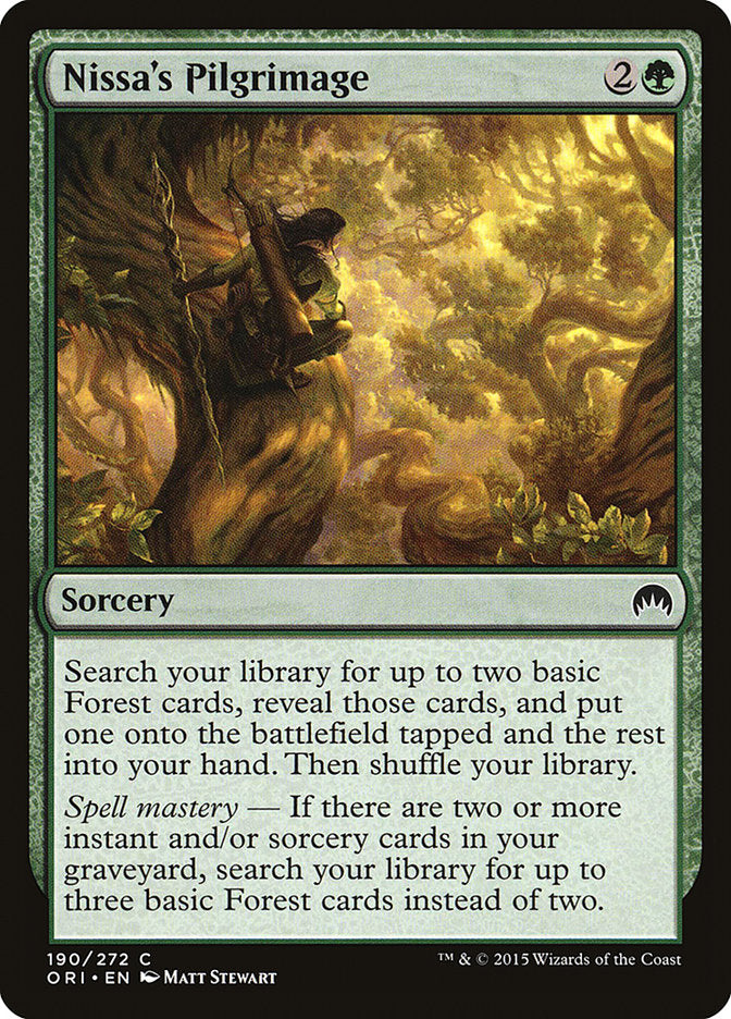 Nissa's Pilgrimage [Magic Origins] | Game Haven TX
