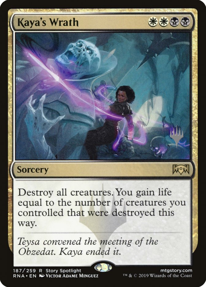 Kaya's Wrath [Ravnica Allegiance Promos] | Game Haven TX