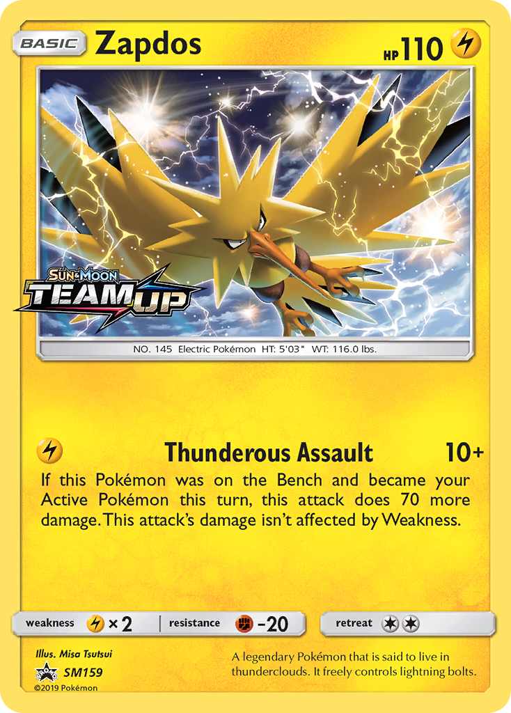 Zapdos (SM159) [Sun & Moon: Black Star Promos] | Game Haven TX