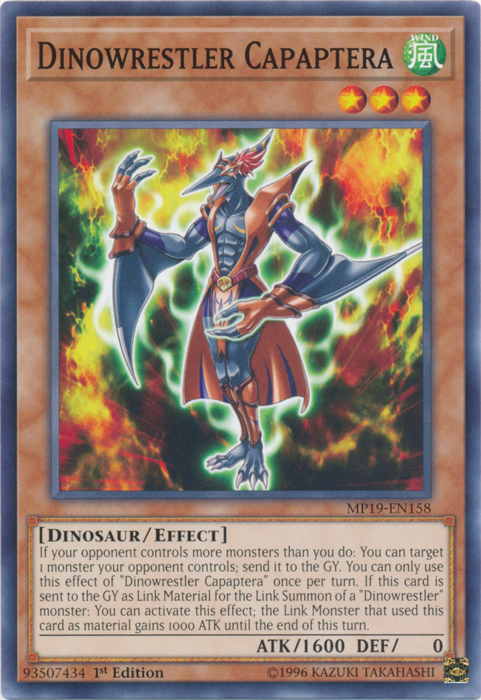 Dinowrestler Capaptera [MP19-EN158] Common | Game Haven TX