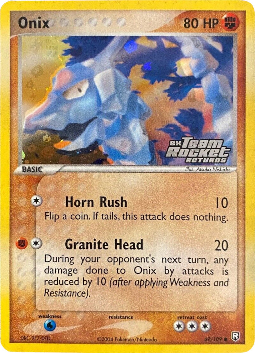 Onix (69/109) (Stamped) [EX: Team Rocket Returns] | Game Haven TX