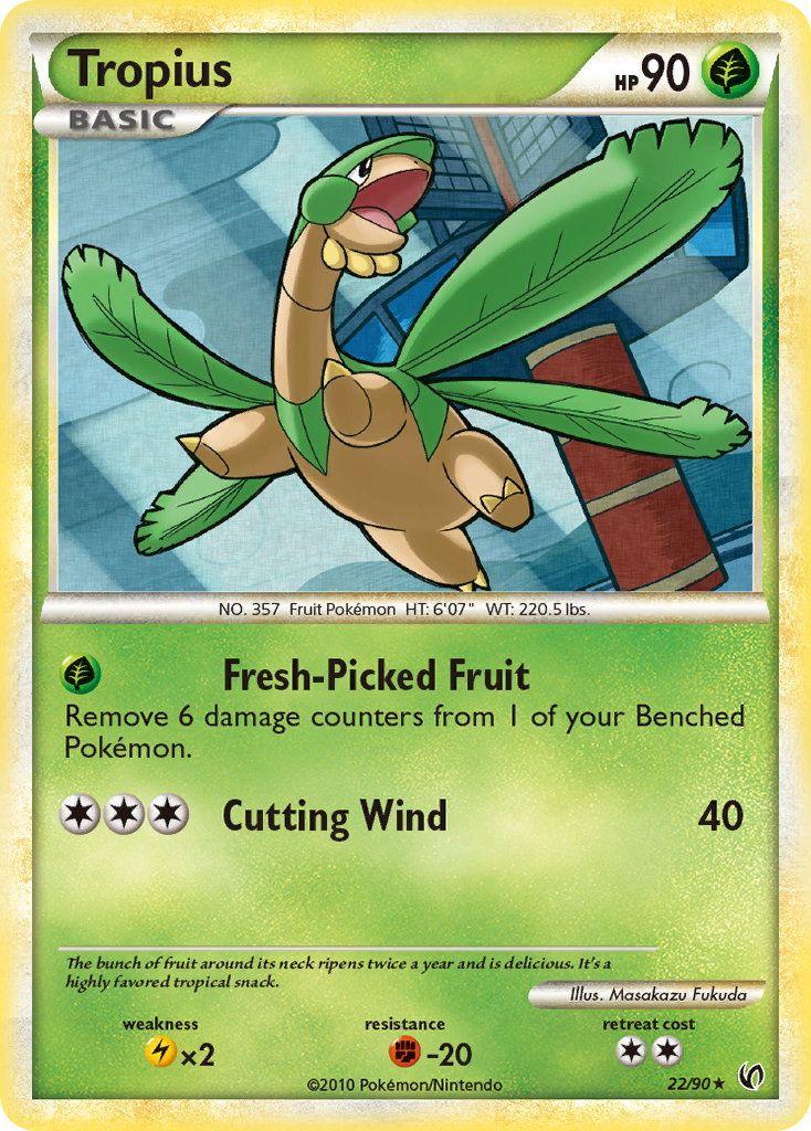 Tropius (22/90) [HeartGold & SoulSilver: Undaunted] | Game Haven TX